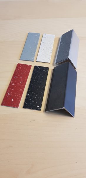 Rester: Trappeneser i aluminium med Forbo ilegg 40 x 35 mm - Bilde 4