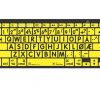 Mac-tastatur Bluetooth, sort bakgrunn med hvite symboler - Bilde 2