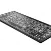 Mac-tastatur Bluetooth, sort bakgrunn med hvite symboler - Bilde 3