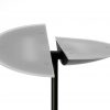 Lucius LED Gulvlampe uplight dimbar både i lesearmen og på uplight, sort med kromdeltalje