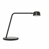 Motus bordlampe sort farge med varmt demping av lyset