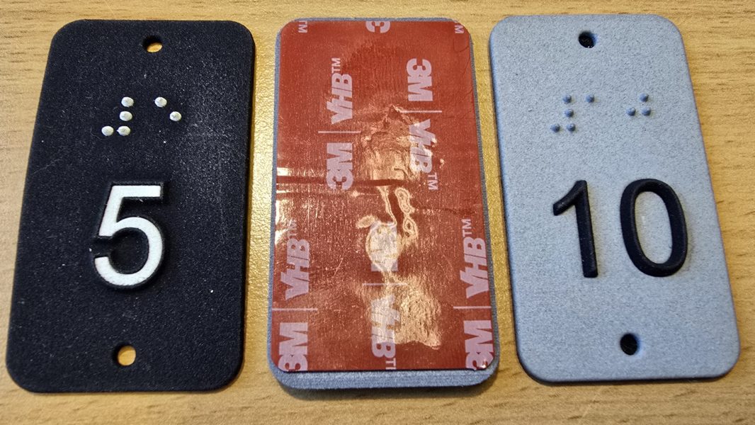 Håndløperskilt på 62 x 33 x 1,5mm - Bilde 6