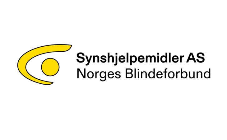 Bildet viser den nye logoen til Synshjelpemidler AS